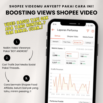 image for Cara Menambah Views Shopee Video button