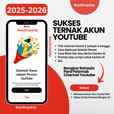 image for Rahasia Ternak Akun Channel Youtube button