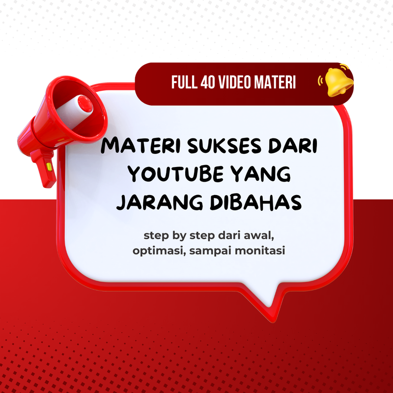 Highlight image for MATERI SUKSES DARI YOUTUBE YANG JARANG DIBAHAS