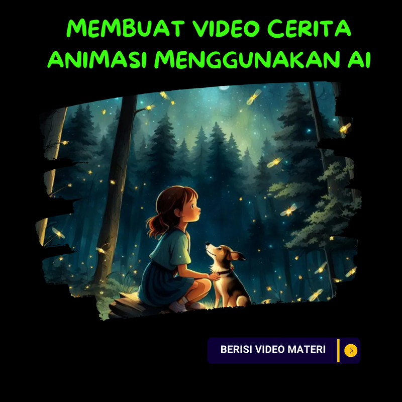 Highlight image for Video Materi Cara membuat Video Cerita Animasi menggunakan AI
