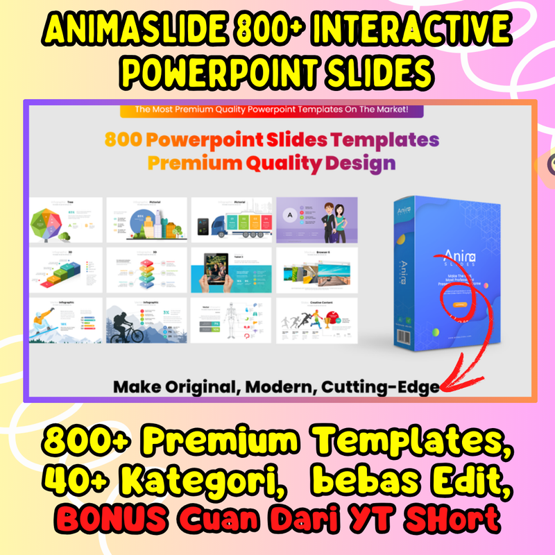 Highlight image 1 for Template Power Point Premium AnimaSlide