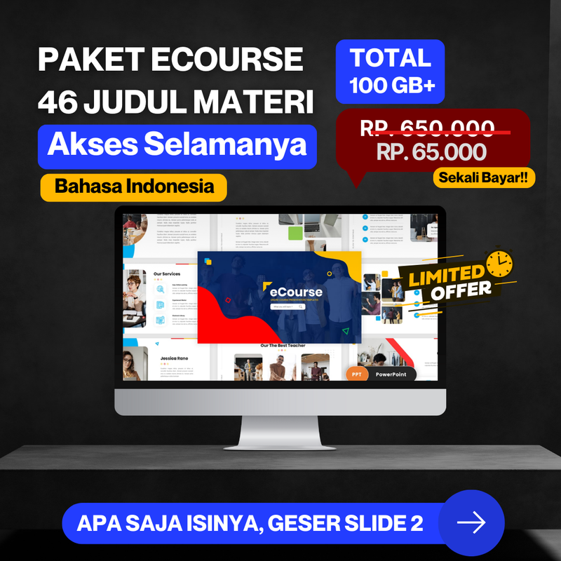 Highlight image 1 for Akses Selamanya Full Belajar digital Marketing, Shopee, Tiktok, Affiliate, dll