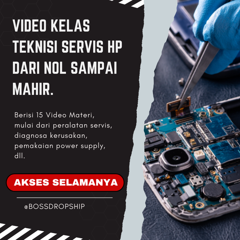 Highlight image for Panduan Lengkap Menjadu Ahli Servis HP Kelas Teknisi Servis HP.