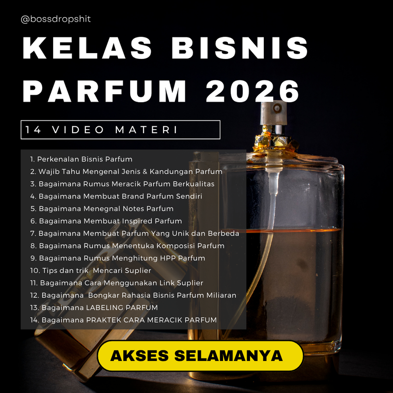 Highlight image for Bisnis parfum merk sendiri Yang sudah Terbukti dilakukan banyak orang.