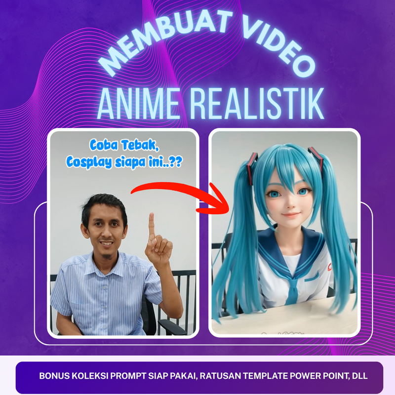 Highlight image for Membuat Video Viral Transisi Karakter Anime Realistik