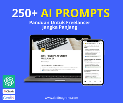 image for Manajemen Proyek & Klien: 250+ AI Prompt Wajib untuk Freelancer button