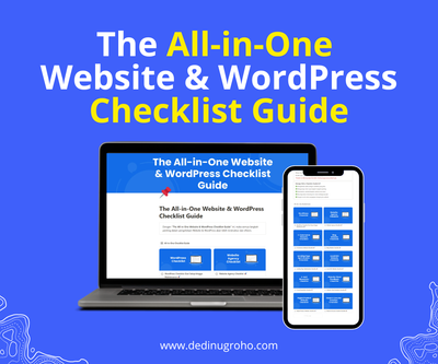 image for The All-in-One Website & WordPress Checklist Guide button
