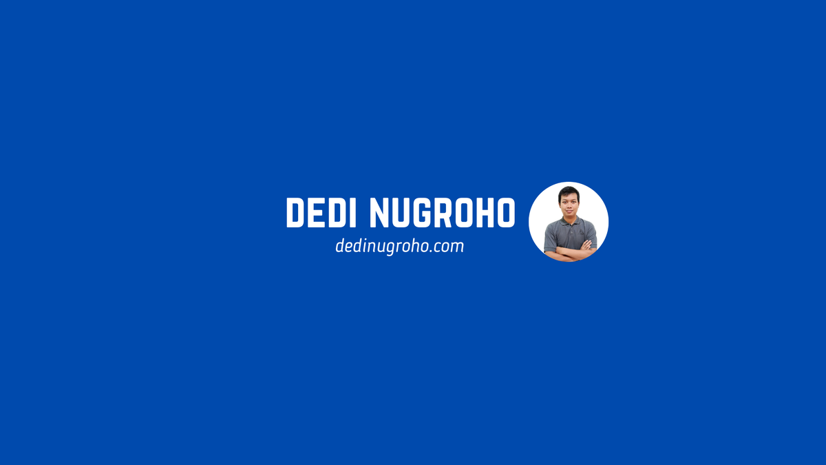 Dedi Nugroho profile background