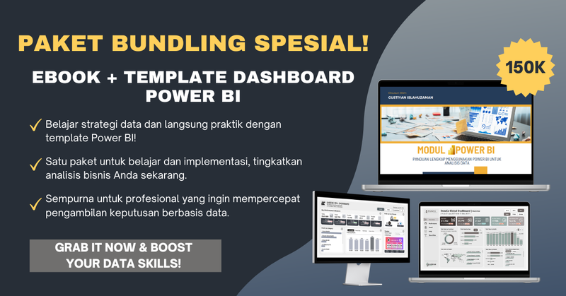 Highlight image for Paket Bundling Spesial! Ebook + Template Dashboard Power BI