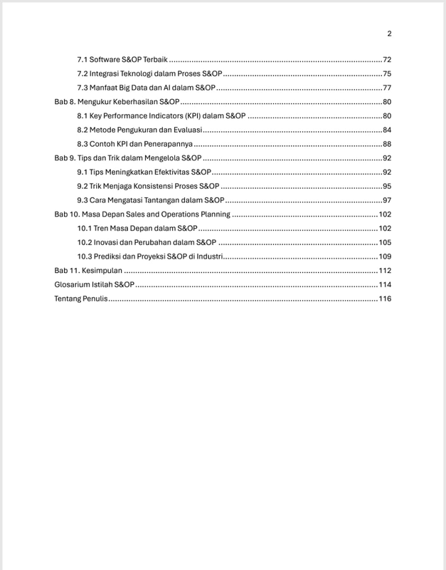 Highlight image for Sales and Operations Planning (Panduan Praktis)