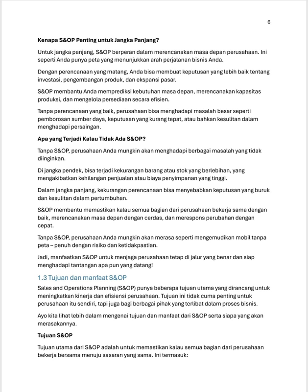 Highlight image for Sales and Operations Planning (Panduan Praktis)