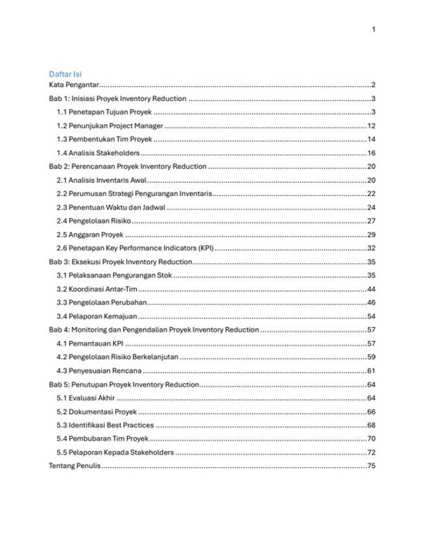 Highlight image for Panduan Lengkap Inventory Reduction Project
