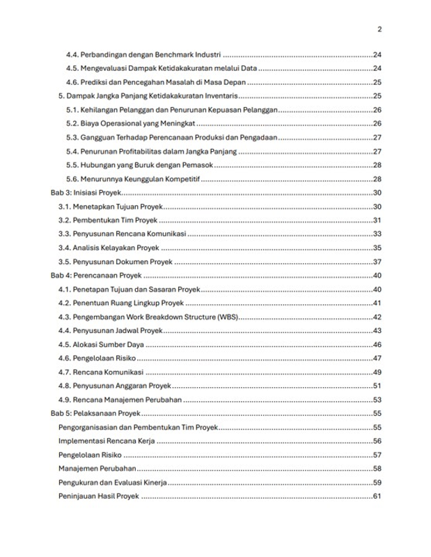 Highlight image 3 for Ebook: Panduan Lengkap Sukses Menjalankan Project Peningkatan Akurasi Inventaris