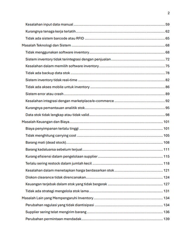 Highlight image for 50 Masalah Inventory Management dan Solusinya