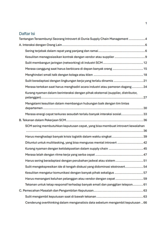 Highlight image 2 for Supply Chain for Intorverts: 50 Masalah, 50 Solusi