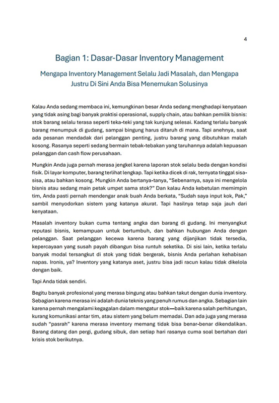 Highlight image for Panduan Praktis Menguasai Inventory Management: Stok Terkendali, Omzet Terjaga
