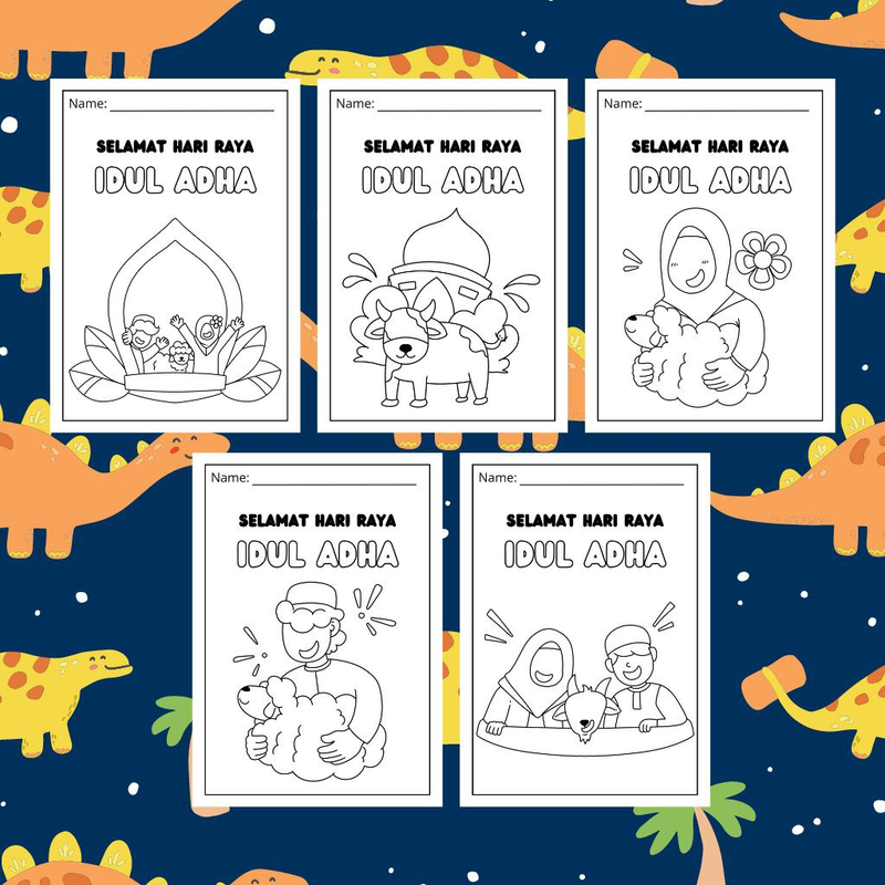 Highlight image for [FREE] Coloring Book: Idul Adha
