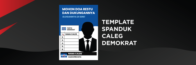 Highlight image for Template Spanduk Caleg Partai Demokrat