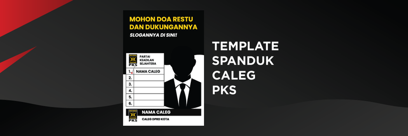 Highlight image for Template Spanduk Caleg Partai PKS