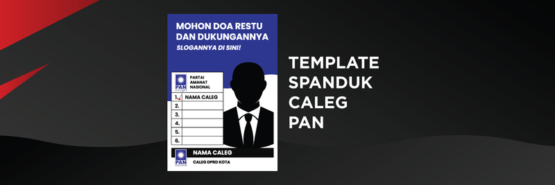 Highlight image for Template Spanduk Caleg Partai PAN