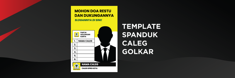 Highlight image for Template Spanduk Caleg Partai Golkar