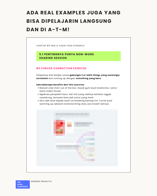 Image 3 for Ngintin bakalan ada apa aja di buku The Slow Leadership 🍖