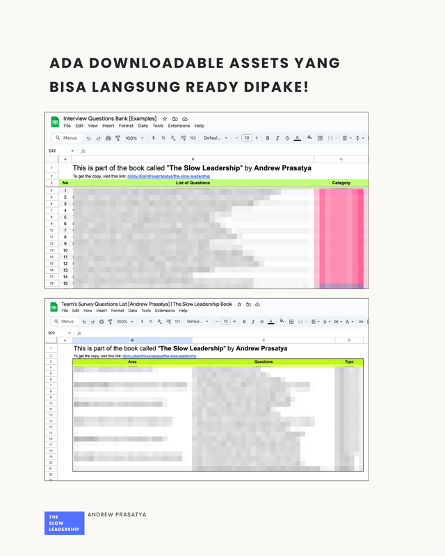Image 4 for Ngintin bakalan ada apa aja di buku The Slow Leadership 🍖