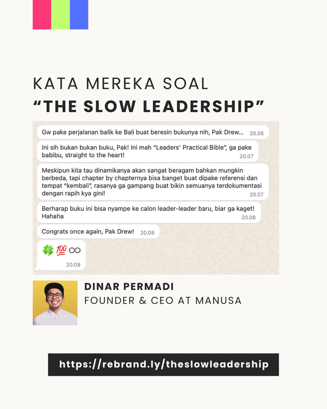 Image 2 for Honest Review Buku The Slow Leadership?