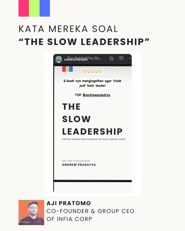 Image 0 for Honest Reviews The Slow Leadership Book?