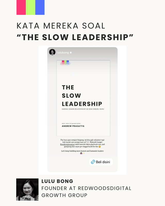 Image 1 for Honest Reviews The Slow Leadership Book?