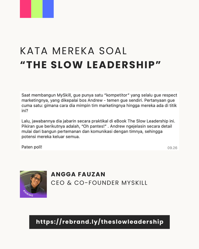 Image 3 for Honest Reviews The Slow Leadership Book?