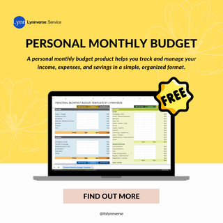 image for [Free] Simple Personal Monthly Budget Template - Spreadsheet button