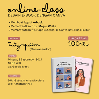 image for Kelas Membuat Design E-book di Canva  button