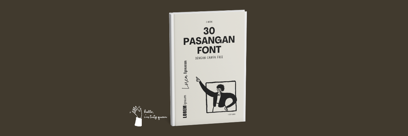 Highlight image for 30 Pasangan Font dengan Canva Free