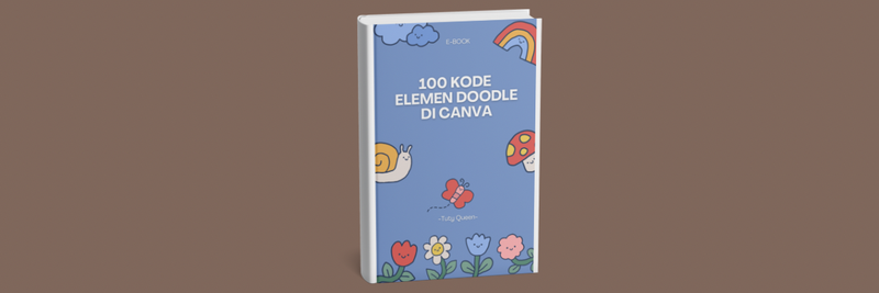 Highlight image for E-book 100 Elemen Doodle di Canva