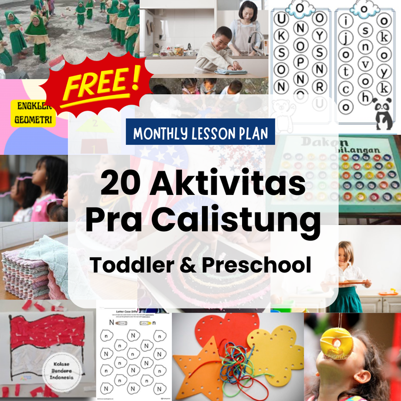 Highlight image for 20 Aktivitas Pra CalistungToddler & Preschool
