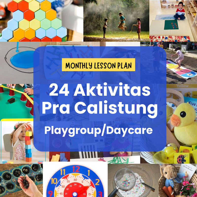 Highlight image for Lesson Plan Bulanan Aktivitas Pra Calistung Daycare/Playgroup