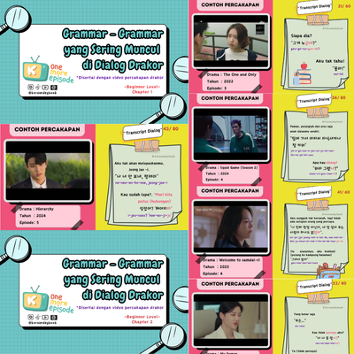 image for BEDAH GRAMMAR DIALOG DRAKOR (Chapter. 1 & 2) button