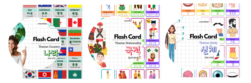 Highlight image for KOREAN VOCABULARY: FLASH CARD