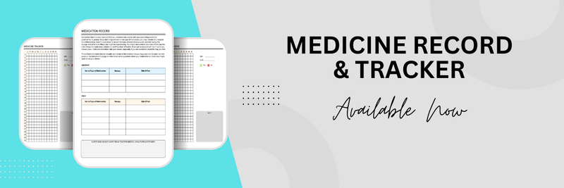 Highlight image 1 for [FREE] Medicine Record & Tracker Printable Digital Journal