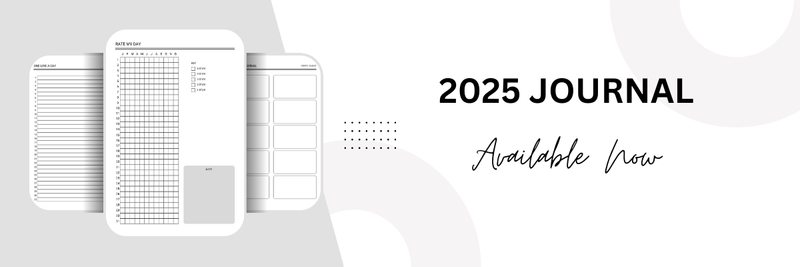 Highlight image 1 for 2025 Journal Tracker Printable Digital