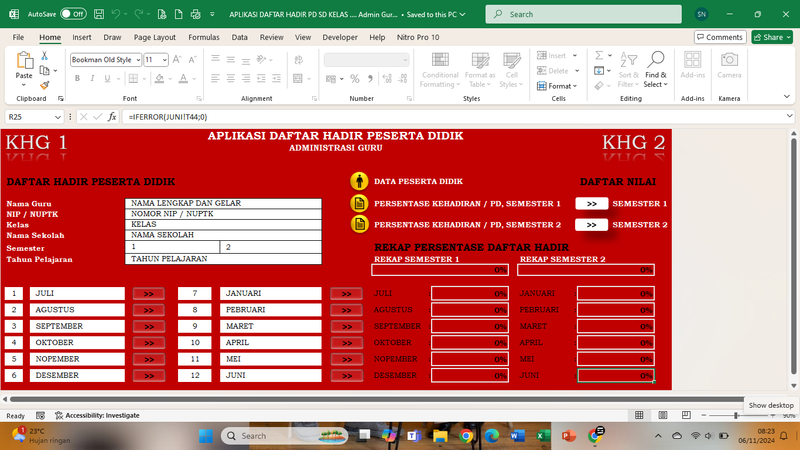 Highlight image for APLIKASI ABSENSI SD ADMINISTRASI GURU