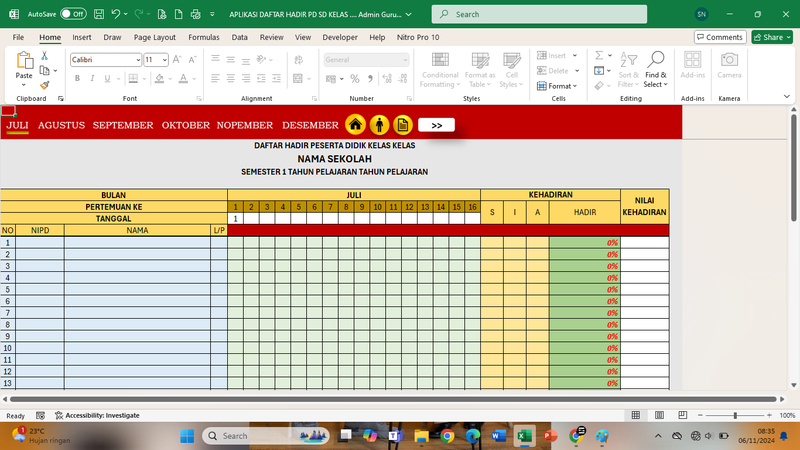 Highlight image for APLIKASI ABSENSI SD ADMINISTRASI GURU