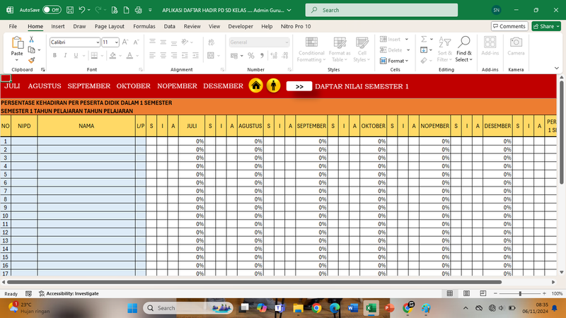 Highlight image for APLIKASI ABSENSI SD ADMINISTRASI GURU