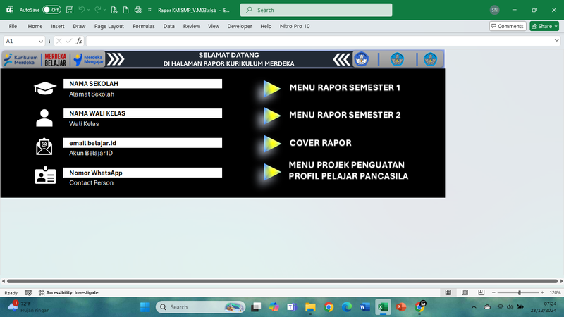 Highlight image 1 for Rapor Kurikulum Merdeka Fase D