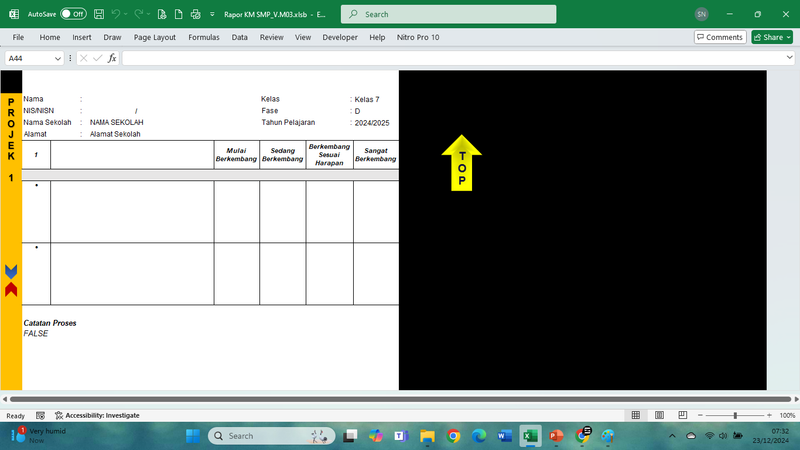 Highlight image 7 for Rapor Kurikulum Merdeka Fase D