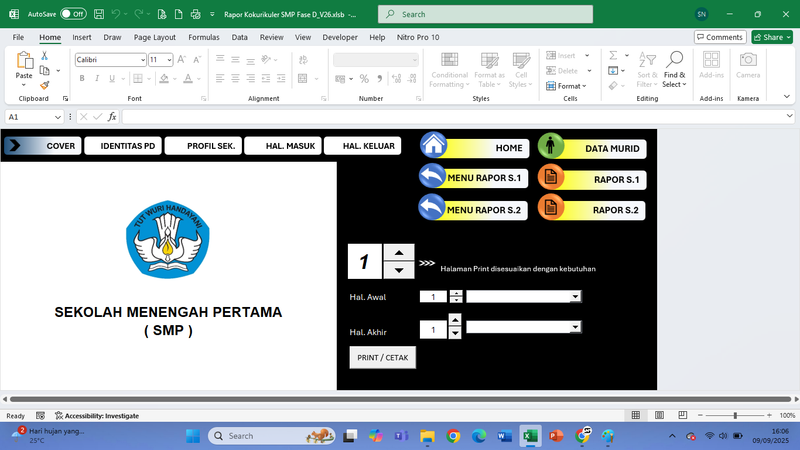 Highlight image 8 for Rapor Kokurikuler SMP Fase D.V26