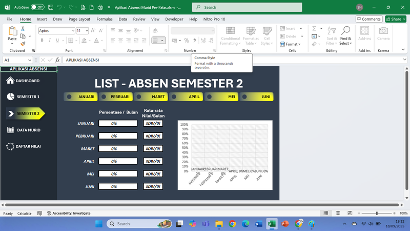 Highlight image for Aplikasi Absensi Perkelas
