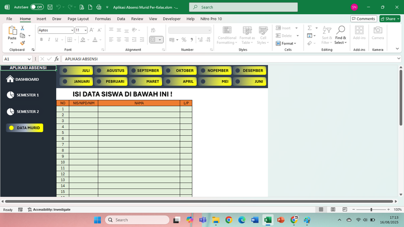 Highlight image for Aplikasi Absensi Perkelas