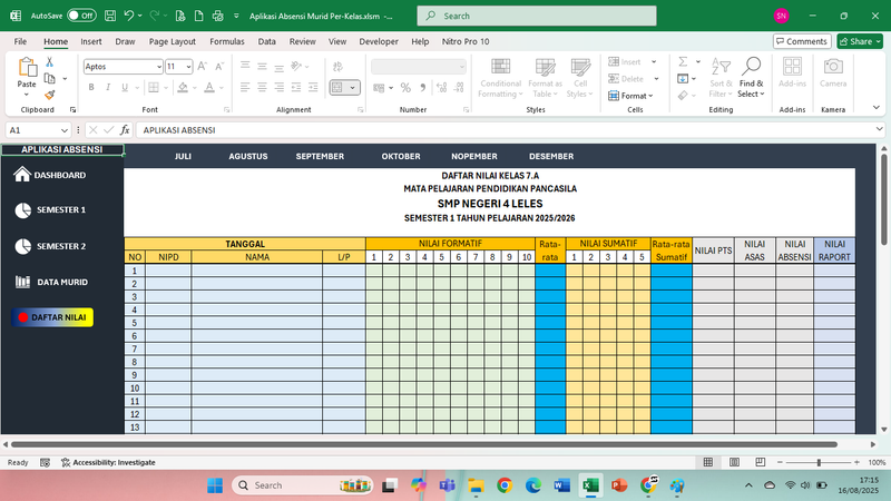 Highlight image for Aplikasi Absensi Perkelas